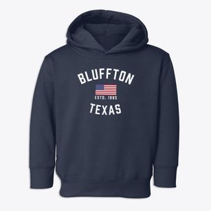 Bluffton Texas Patriot Toddler Hoodie