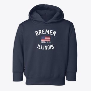 Bremen Illinois Patriot Toddler Hoodie