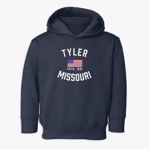 Tyler Missouri Patriot Toddler Hoodie
