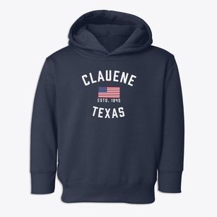 Clauene Texas Patriot Toddler Hoodie