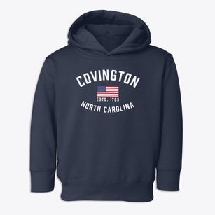 Covington North Carolina Patriot Toddler Hoodie