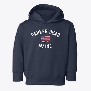 Parker Head Maine Patriot Toddler Hoodie