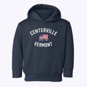 Centerville Vermont Patriot Toddler Hoodie