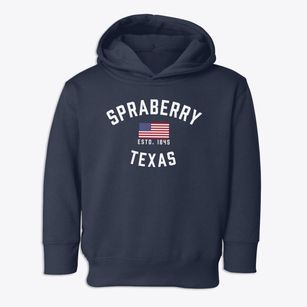 Spraberry Texas Patriot Toddler Hoodie