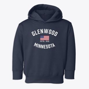 Glenwood Minnesota Patriot Toddler Hoodie