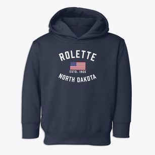 Rolette North Dakota Patriot Toddler Hoodie