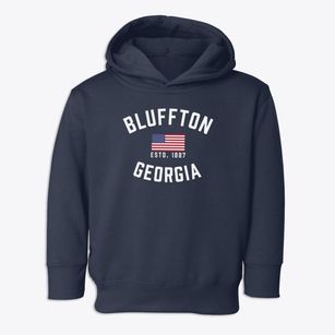 Bluffton Georgia Patriot Toddler Hoodie