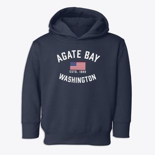 Agate Bay Washington Patriot Toddler Hoodie