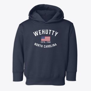 Wehutty North Carolina Patriot Toddler Hoodie