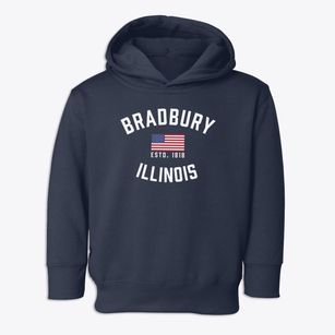 Bradbury Illinois Patriot Toddler Hoodie