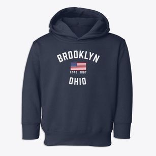 Brooklyn Ohio Patriot Toddler Hoodie