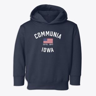 Communia Iowa Patriot Toddler Hoodie