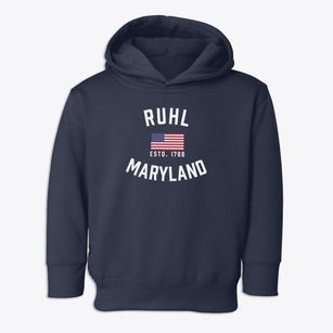 Ruhl Maryland Patriot Toddler Hoodie
