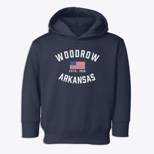 Woodrow Arkansas Patriot Toddler Hoodie
