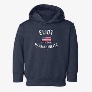 Eliot Massachusetts Patriot Toddler Hoodie