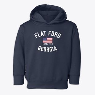 Flat Ford Georgia Patriot Toddler Hoodie