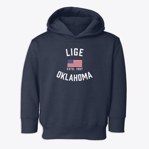 Lige Oklahoma Patriot Toddler Hoodie