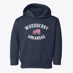 Woodberry Arkansas Patriot Toddler Hoodie