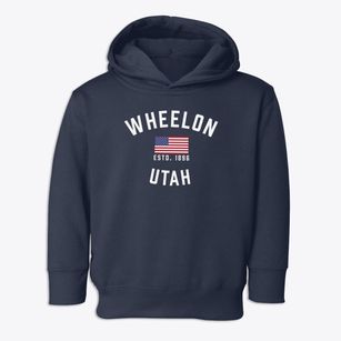Wheelon Utah Patriot Toddler Hoodie