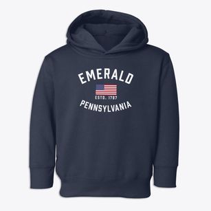 Emerald Pennsylvania Patriot Toddler Hoodie