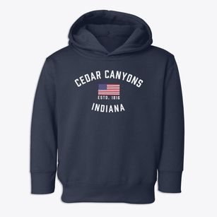 Cedar Canyons Indiana Patriot Toddler Hoodie