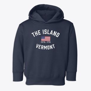 The Island Vermont Patriot Toddler Hoodie