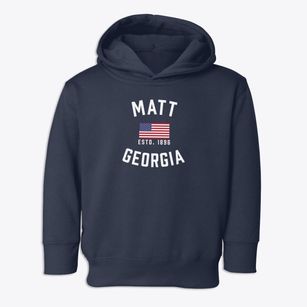 Matt Georgia Patriot Toddler Hoodie