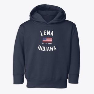 Lena Indiana Patriot Toddler Hoodie