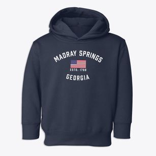 Madray Springs Georgia Patriot Toddler Hoodie