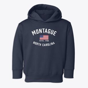 Montague North Carolina Patriot Toddler Hoodie