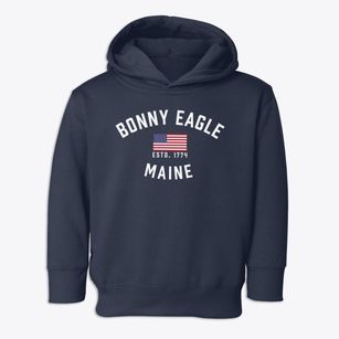 Bonny Eagle Maine Patriot Toddler Hoodie