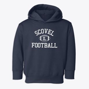 Scovel Illinois Football Toddler Hoodie