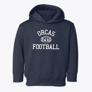Orcas Washington Football Toddler Hoodie