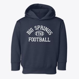 Big Springs Tennessee Football Toddler Hoodie