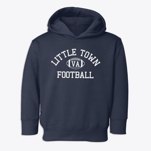 Little Town Virginia Football Toddler Hoodie