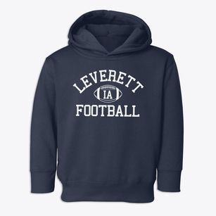 Leverett Iowa Football Toddler Hoodie