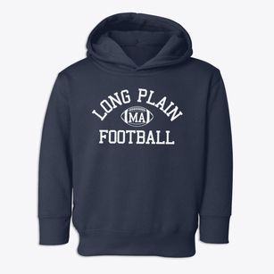 Long Plain Massachusetts Football Toddler Hoodie