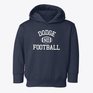 Dodge North Dakota Football Toddler Hoodie