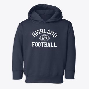 Highland West Virginia Football Toddler Hoodie