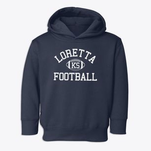 Loretta Kansas Football Toddler Hoodie