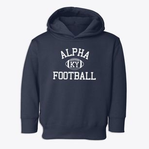 Alpha Kentucky Football Toddler Hoodie
