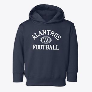 Alanthus Virginia Football Toddler Hoodie