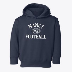Nancy Virginia Football Toddler Hoodie