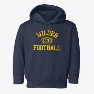 Wilder Idaho Football Toddler Hoodie
