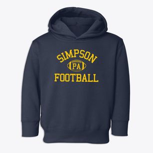 Simpson Pennsylvania Football Toddler Hoodie