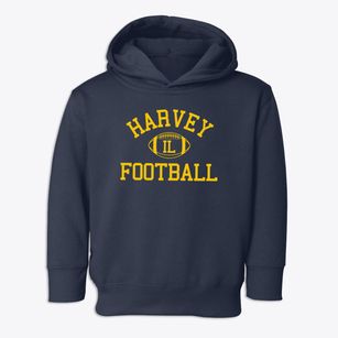 Harvey Illinois Football Toddler Hoodie