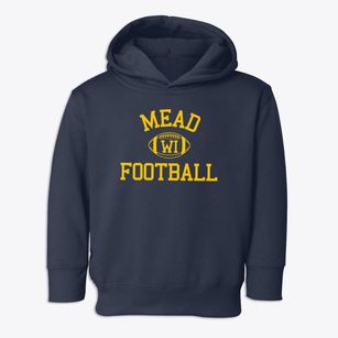 Mead Wisconsin Football Toddler Hoodie
