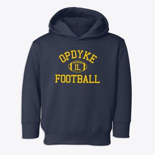 Opdyke Illinois Football Toddler Hoodie