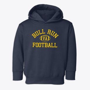 Bull Run Virginia Football Toddler Hoodie
