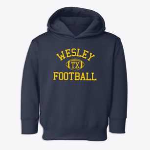 Wesley Texas Football Toddler Hoodie
